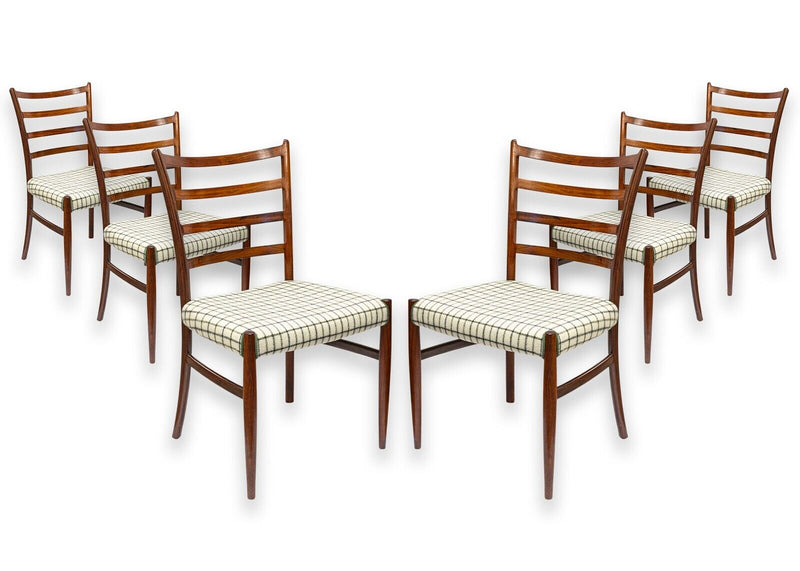 Set of 6 Danish Rosewood Johannes Andersen for Møbelfabrik 1960s Dining Chairs