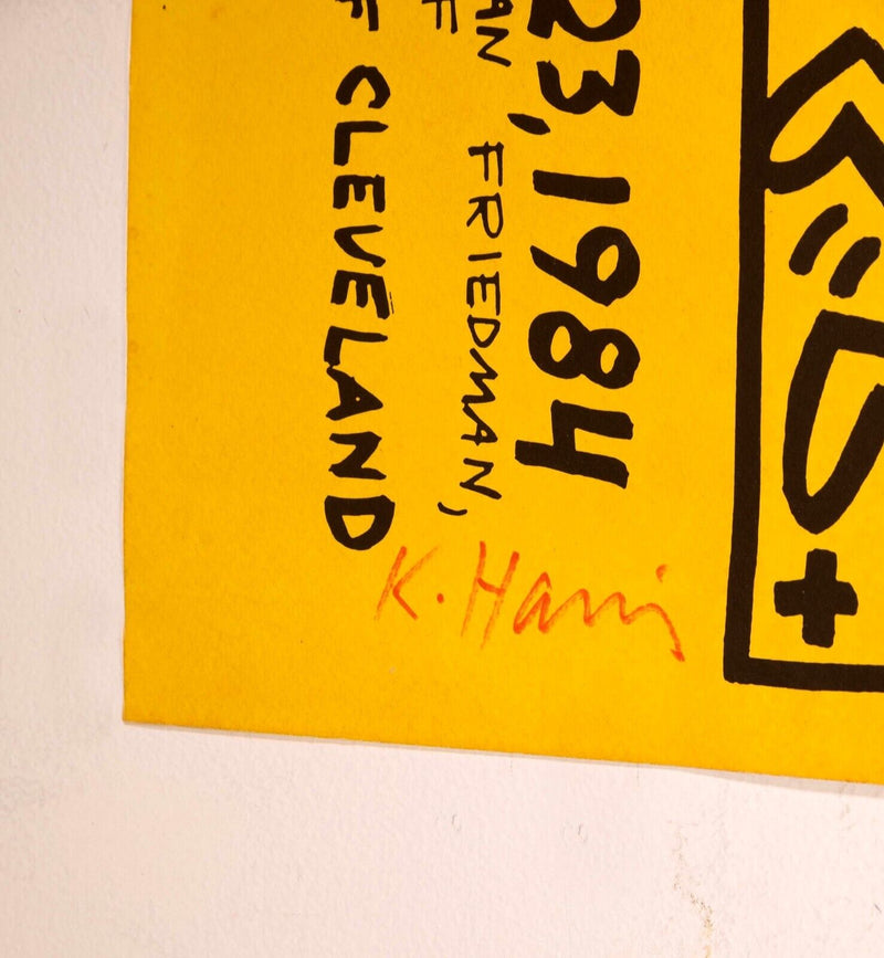 Keith Haring Signed Champions: Contemporary Art Center of Cleveland Lithographic