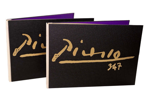 Pablo Picasso 347 Series Volume I & II Books in Clamshell Box 1970 