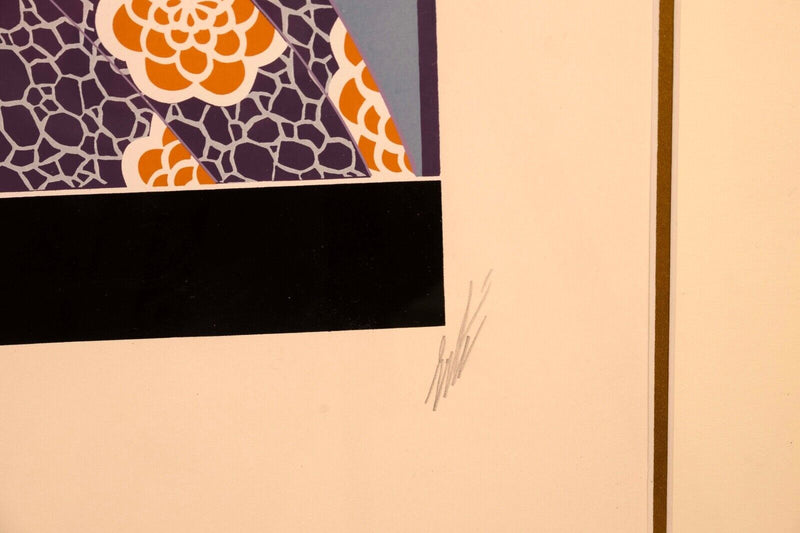 Erte After the Rain Signed Contemporary Art Deco Serigraph 260/300 Framed 1979