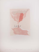 Adja Yunkers Chalice Signed Modern Abstract Screenprint on Paper 13/60 Unframed