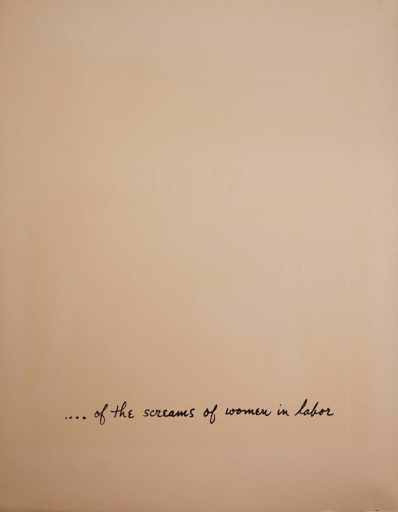 Ben Shahn Of the Screams Lithograph from the Rilke Portfolio Unframed 1968