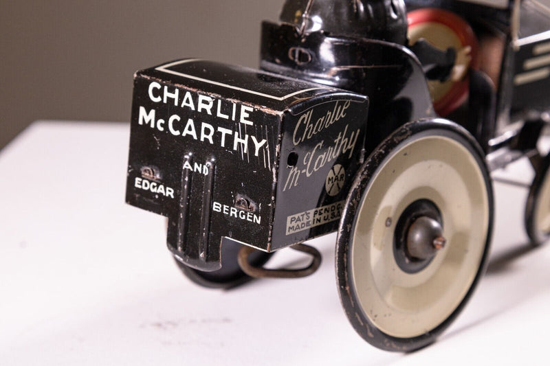 Marx Charlie McCarthy Benzine Buggy Car Antique Windup Tin Toy Collectables Amer