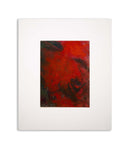 Adja Yunkers Untitled (Composition in Red) Signed Watercolor Gouache Painting UF