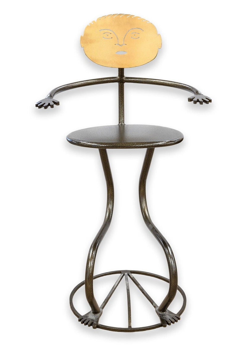 Pair of Vintage Fred Garbotz Rockledge Design Studios He She Bistro Barstools