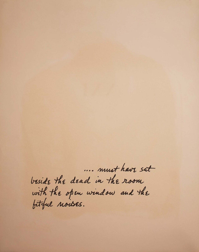 Ben Shahn Beside the Dead Modern Lithograph from the Rilke Portfolio 1968