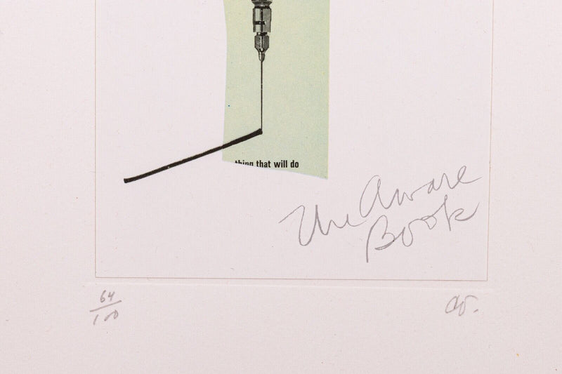 Claes Oldenburg Notes in Hand Signed Modern Offset Lithograph in Clamshell Box