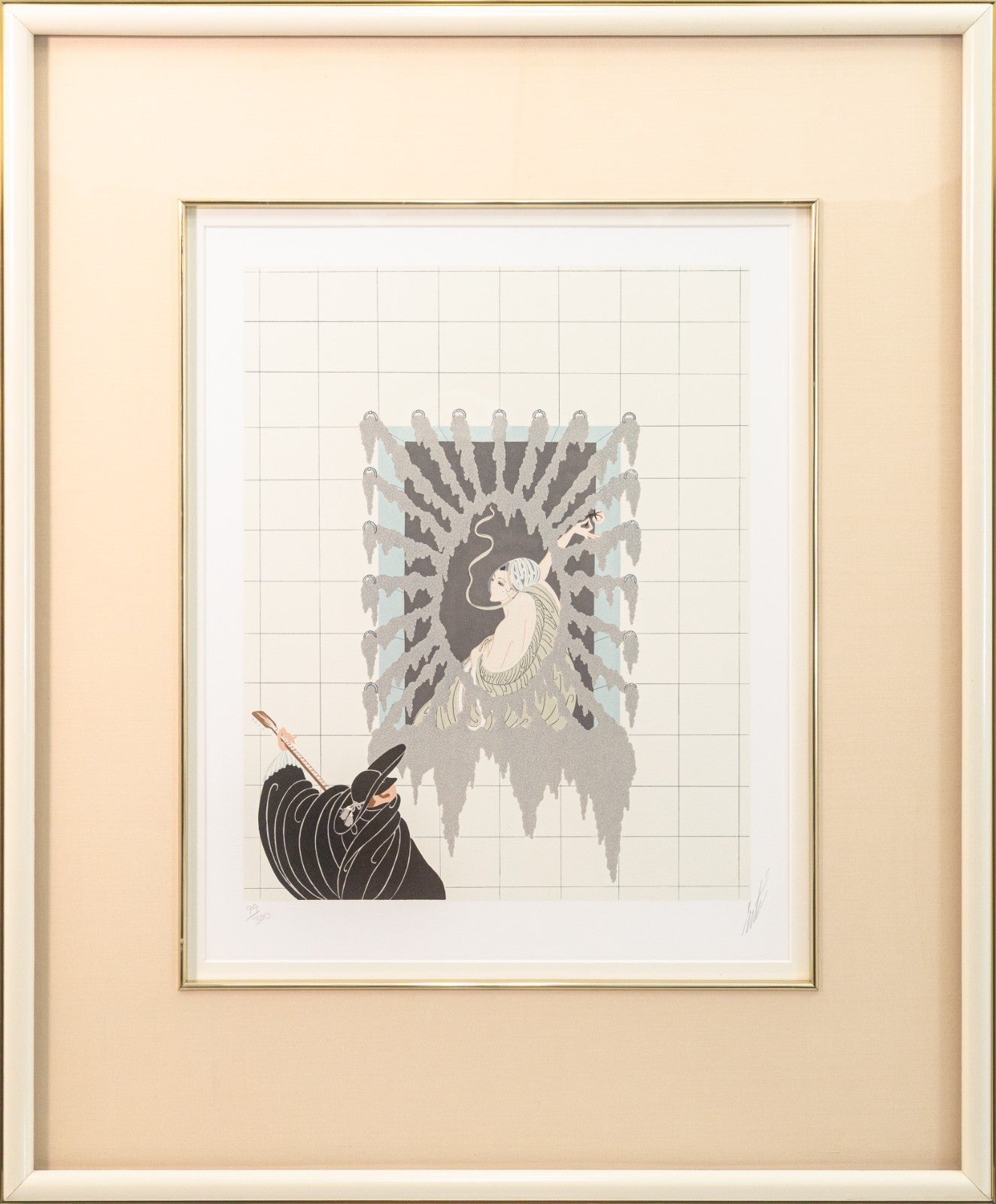 Erté (Romain de Tirtoff) Le Serenade 1979 Signed Serigraph 99/300