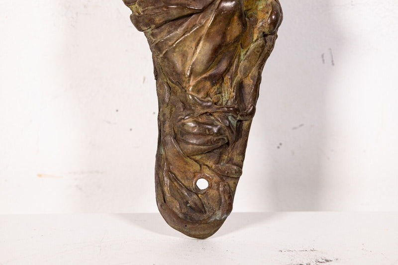 Sergio De Giusti Modernist Contemporary Cast Bronze Door Knocker Sculpture