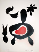 Joan Miro Study for the Cover of the Catalogue 1947 Pierre Matisse Gallery Litho