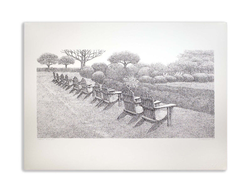 Ann Mikolowski Chairs Signed Contemporary Screenprint on Paper IV/IV A.P. UF