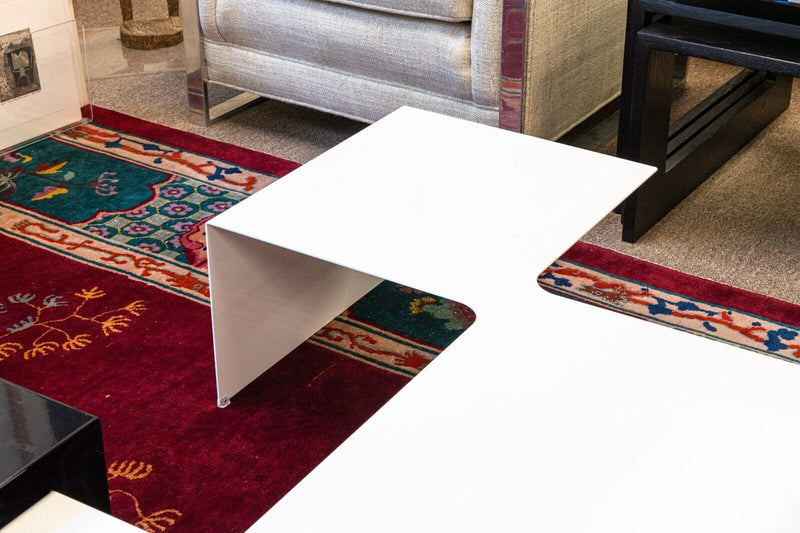 Cappellini Island 3 Piece Modular Black and White Contemporary Coffee Table