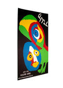 Karel Appel Galerie Ariel Expo 1974 Original Modern Abstract Lithographic Poster