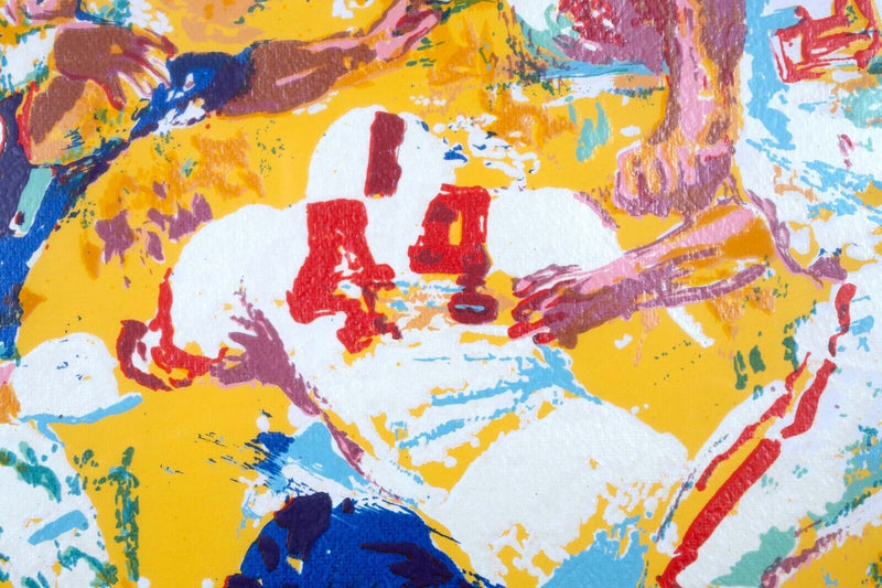 Leroy Neiman Touchdown Lithograph Signed 132/300 Framed