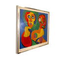 Karel Appel Sunshine People Signed Contemporary Lithograph on Paper 97/110 Frame