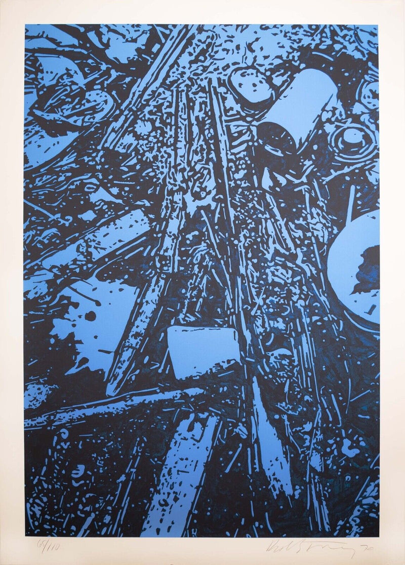 Bob Stanley Lake III (Blue) Signed Modern Screenprint on Paper 65/110 Unframed