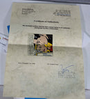 Roy Lichtenstein Masterpiece 1962 Signed Modern Vintage Exhibition Postcard