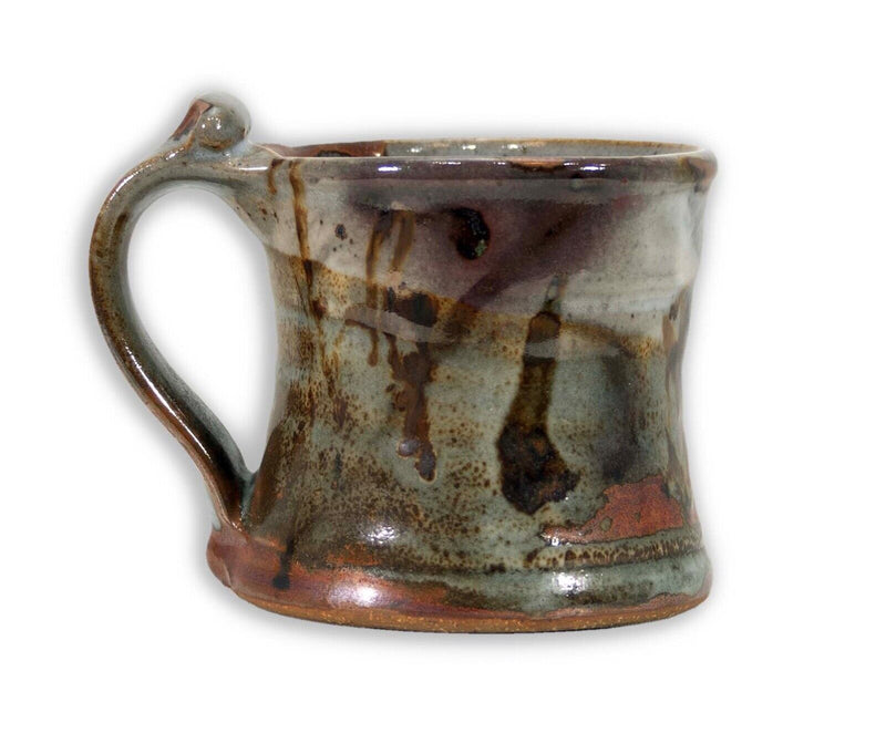 John Glick Ceramic Stoneware Mug I Stamped Plum Tree Pottery