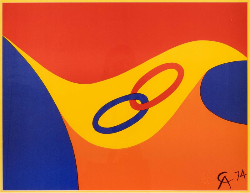 Alexander Calder Friendship Braniff Airlines Modern Lithograph on Paper 1974