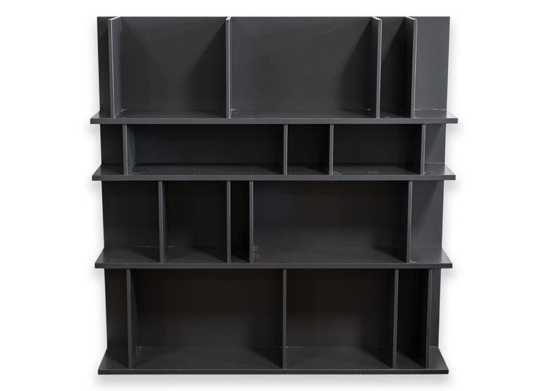 BoConcept Como System Lacquered Charcoal Gray Contemporary Shelving Unit