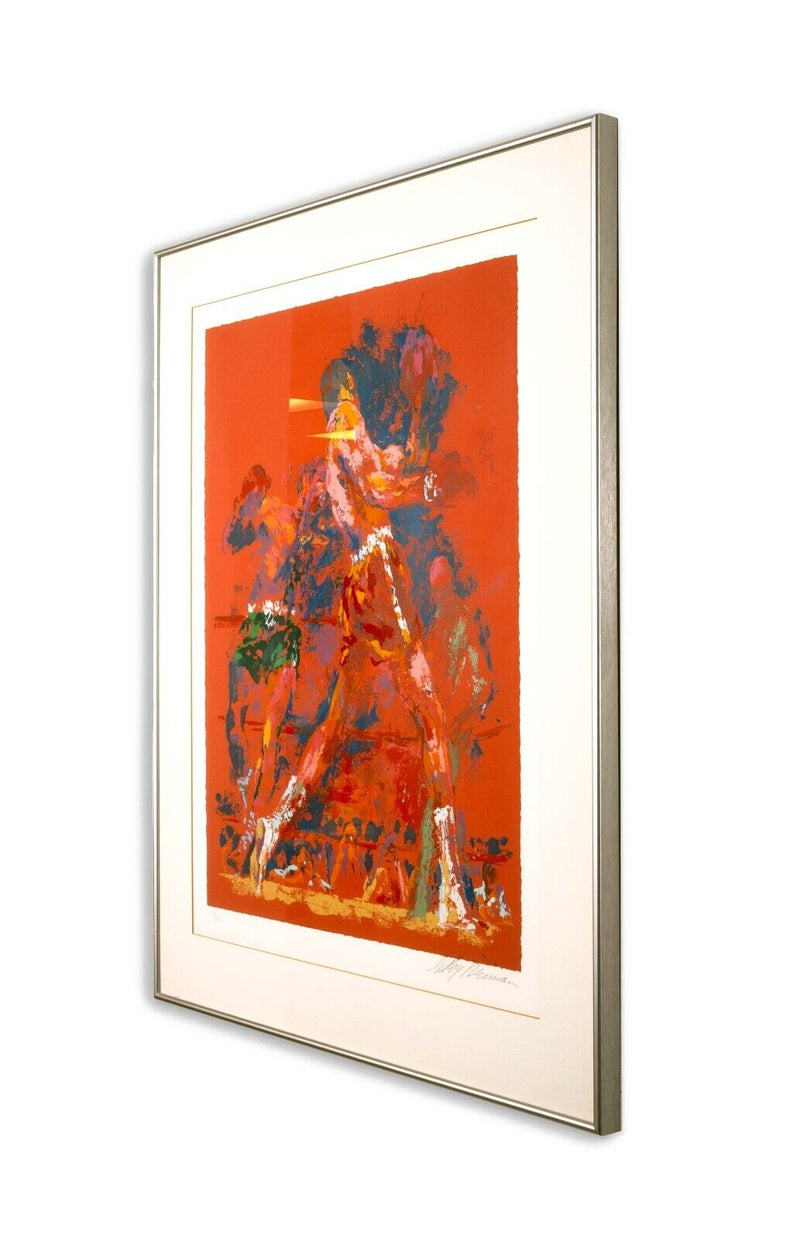 Leroy Neiman The Red Boxer Lithograph Signed 106/250 Framed