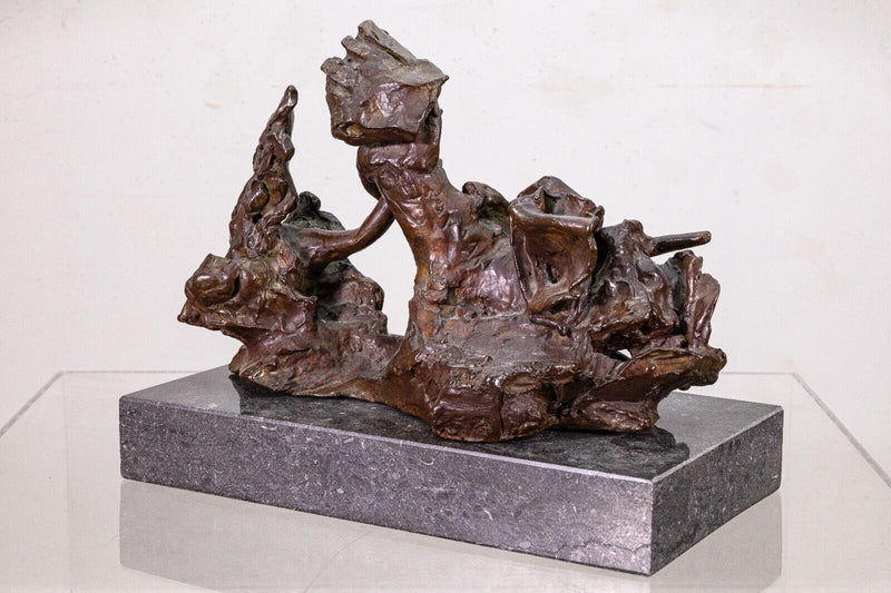 Reuben Nakian Leda & the Swan Signed Modern Figurative Cast Bronze Sculpture 7/7