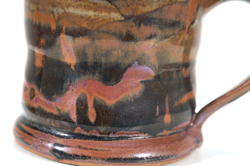 John Glick Ceramic Stoneware Mug II Stamped Plum Tree Pottery