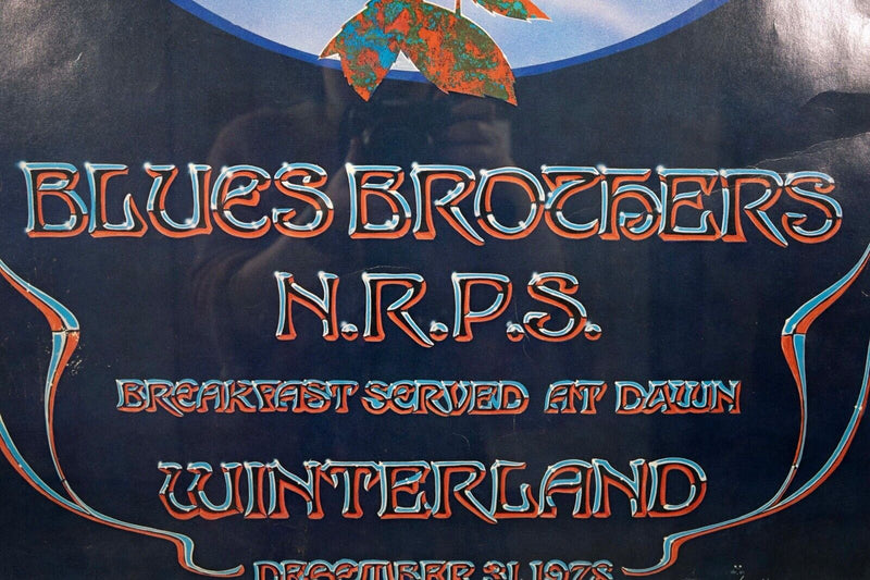 Bill Graham Grateful Dead & Blues Brothers 1978 Winterland 1st Edition Poster by