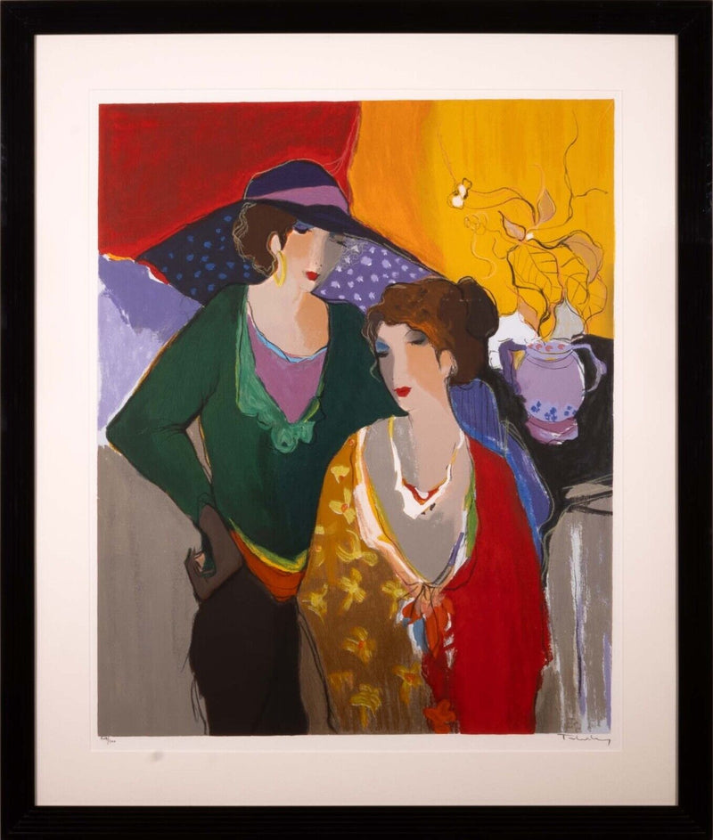 Itzchak Tarkay Two Women Lithograph Signed 109/300 Framed