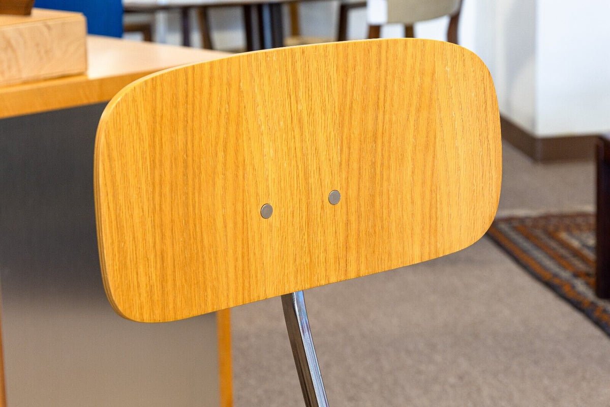 ラバミチェア・デンマーク・STOLE-112 プライウッド・デスクチェア Rabami Stole Danish Wood and Metal Swivel Task Desk Chair