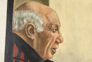 Thad Miller Picasso in the Easel Signed Oil Painting Somerset Series 1977 Framed