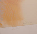 Helen Bershad Rosetta Earth I Diptych Signed Postmodern Pastels 1978 Unframed