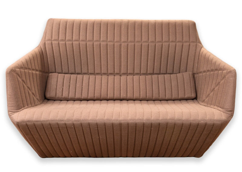 Ligne Roset R&E Bouroullec Facett Contemporary Modern Brown Loveseat Sofa