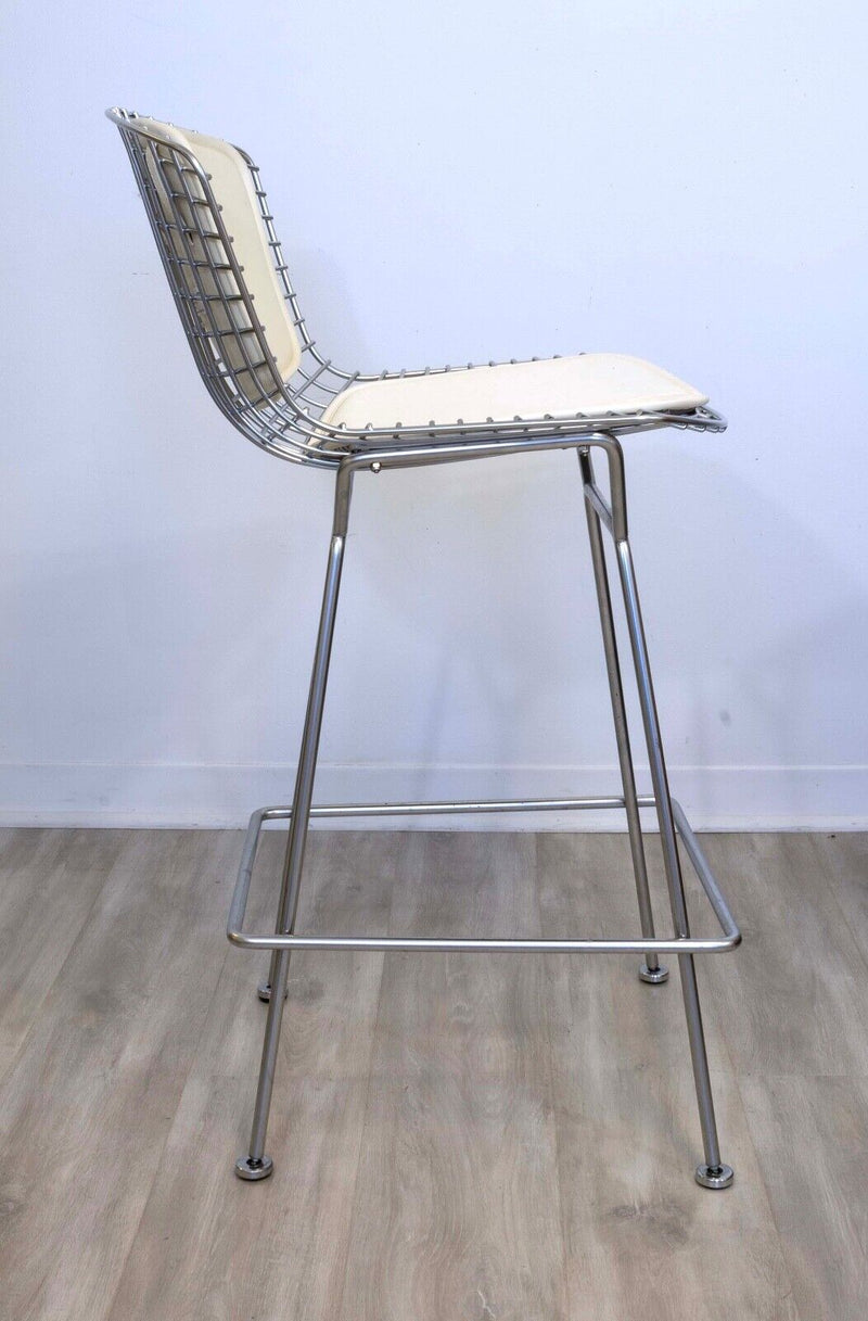 Bertoia for Knoll Diamond Bar Stool with Padding Mid Century Modern