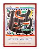 Joan Miro Atelier Mourlot New York Original Modern Lithographic Poster Framed