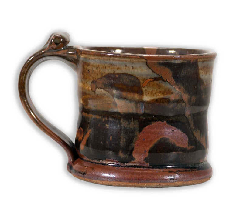 John Glick Ceramic Stoneware Mug II Stamped Plum Tree Pottery