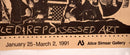 William Weege Recycled & Repossessed Signed Lithographic Exhibition Poster UF