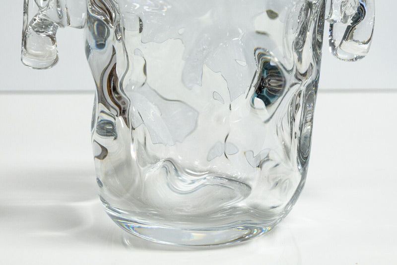 Joseph Bleichner France 1960s Crystal Glass Ice Bucket