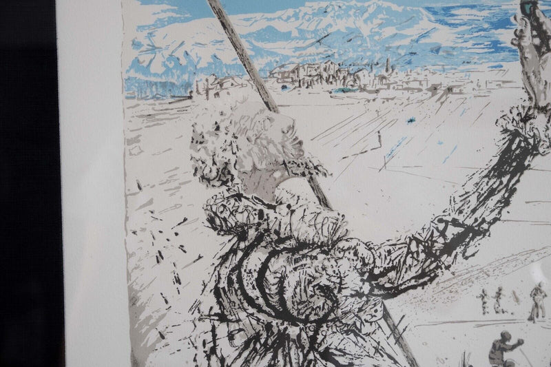 Salvador Dali L'Age d'Or de la suite Don Quixote de la Mancha Signed Lithograph