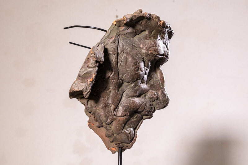 Sergio de Giusti Modernist Contemporary Biomorphic Ceramic Face Mask Sculpture