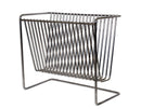 Chrome Magazine Rack by Arthur Umanoff Postmodern