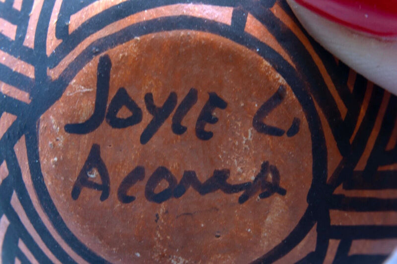 Joyce Leno Acoma Pueblo New Mexico Earthenware Pottery w/ Jeanette Teba Vessels