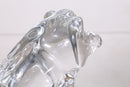 Baccarat Crystal Glass Boar Figurine Table Sculpture