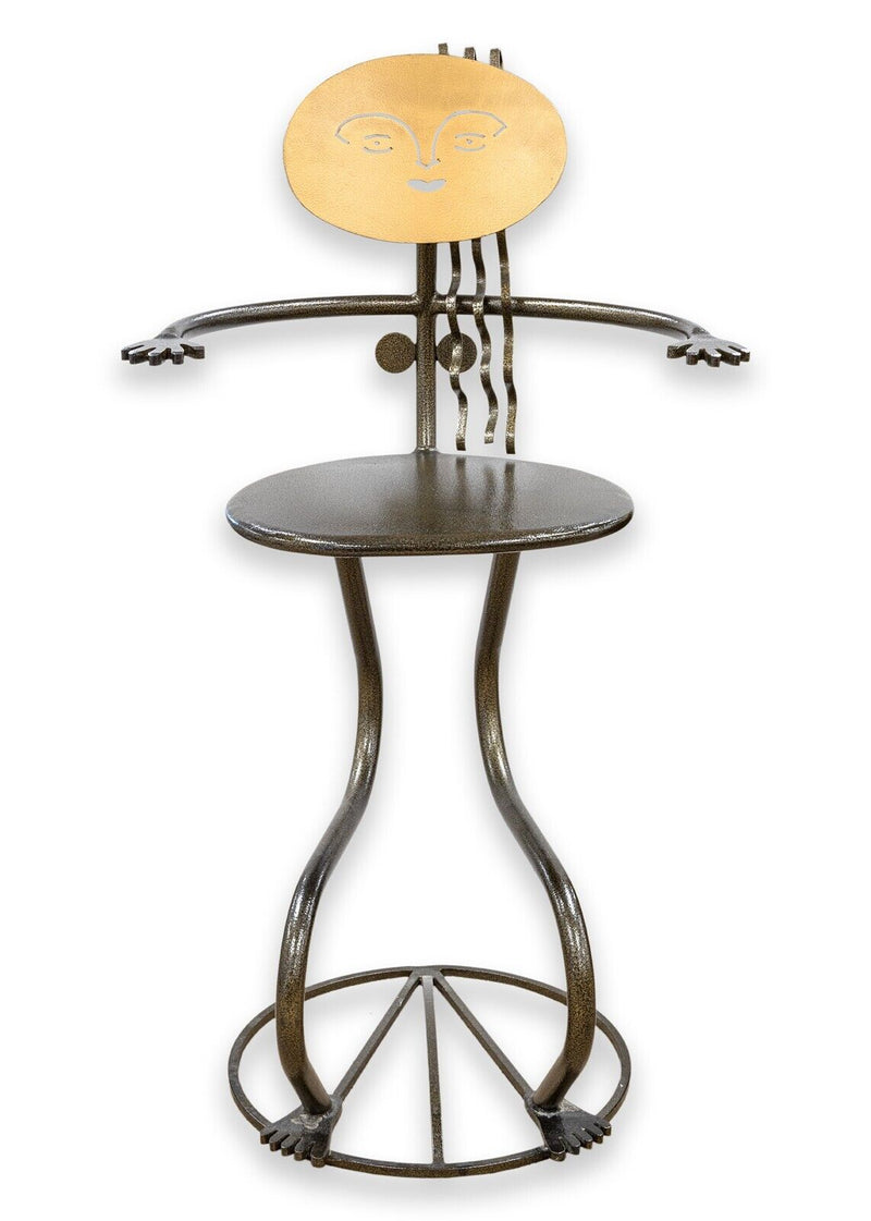 Pair of Vintage Fred Garbotz Rockledge Design Studios He She Bistro Barstools