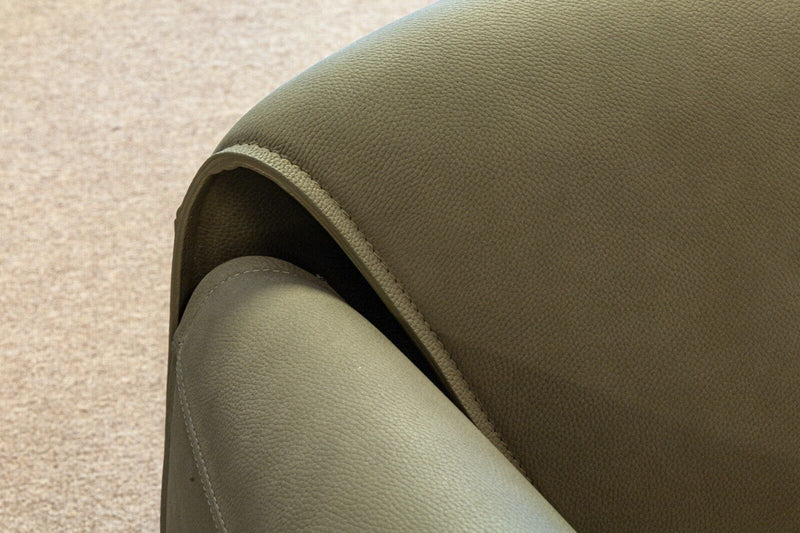 Poliform Jean-Marie Massaud Le Club Green Grade Y Premium Leather Armchair