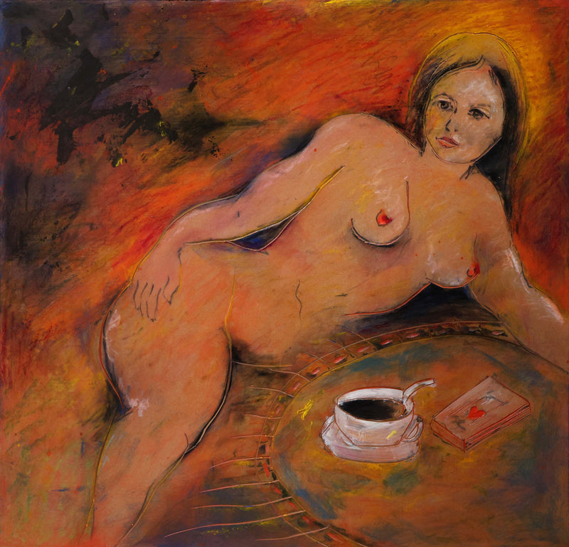 Dominic Pangborn Brunch in Bed Painting