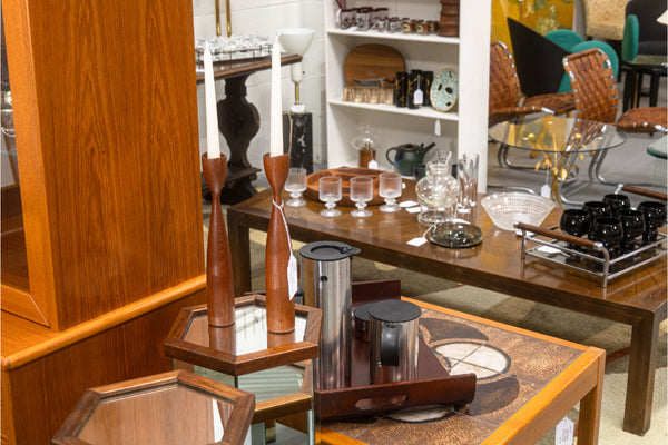 Vintage glassware and decor