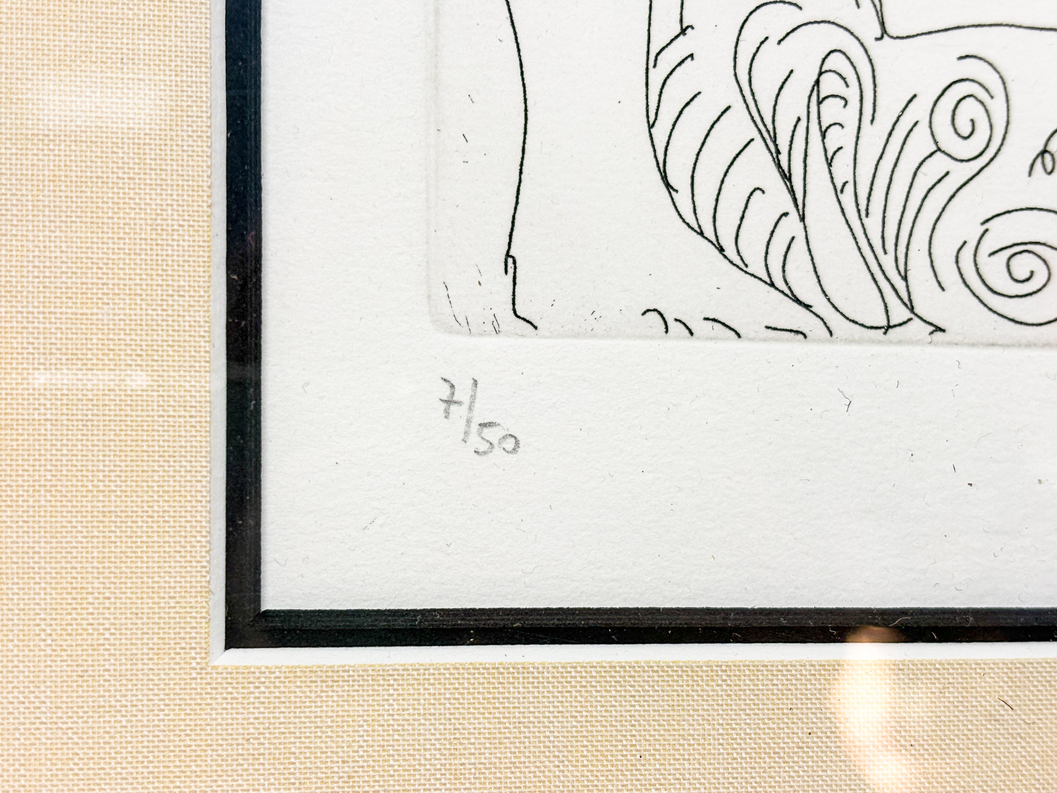 Pablo Picasso Original Large Signed & Numbered Etching from the