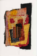 Carole Harris, Boro Etude, 2018, Commercially Printed Cottons, Linen, Nylon, Wool, Bleach, Muslin, Embroidery Floss, with Cotton Batting