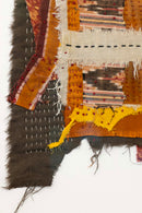 Carole Harris, Spice, 2021, Commercially Printed Cottons, Linen, Nylon, Wool, Bleach, Muslin, Embroidery Floss, with Cotton Batting
